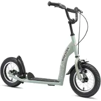 Bikestar Tretroller Kinderroller ab 6 - 7 Jahre | 12 Zoll Sport Edition | Grün