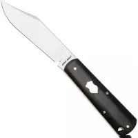Jack Wolf Knives Jack Wolf Gateway FIXedc GATEW-FX-01-EBONY Satin Sandvik 14C28N, Ebony Wood, Fahrtenmesser