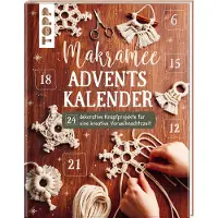 Sonstige Verlage TOPP Verlag Makramee Adventskalender, Box, Freistehend, Mehrfarbig