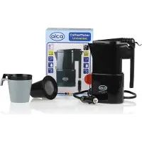 Alca Reise Wasserkocher Reisewasserkocher Zigarettenanzünder 24V für LKW Wohnmobil Bus Heißwasser-Bereiter Coffee Maker 24V