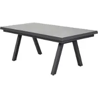 Sonstiges Gartentisch Aluminium Vivera II 200/260 x 100 cm ausziehbar anthrazit