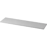 Hammerbacher Abdeckplatte für Schrankwand, Grau, 160,5 cm Breite, 43 cm Tiefe, 2,5 cm Höhe