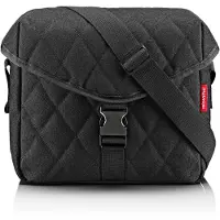 Reisenthel saddle bag M, Umhängetasche, Satteltasche-Stil, Rhombus Black, 3.5 L, EL7059