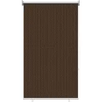 vidaXL Außenrollo 90% UV-Block Braun 60 x 140 cm HDPE
