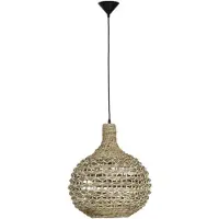 Lyora GRIFFIN Pendelleuchte E27 Braun 205x46cm dimmbar 9586508