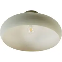 LINDBY Deckenleuchte Elover, hellgrün, Ø 45 cm, Eisen