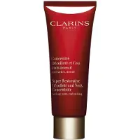 Clarins Super Restorative Décolleté and Neck Concentrate, Frauen, Jeder Hauttyp, Anti-Mitesser, Anti-Falten, Kräftigend, Glättend, 50+ Jahr(e), 75 ml, Tube