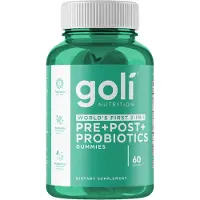 Goli Nutrition , Pre+ Post+ Probiotics, Gummis 227 St