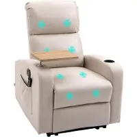 HOMCOM Relaxsessel Massagesessel Fernsehsessel mit Fernbedienung Massagefunktion