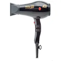 Parlux 385, 2200 h, 79 m³/h, Schwarz, Hängeschlaufe, 3 m, 2150 W