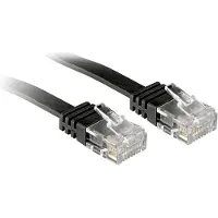 Lindy 47525, 10 m, Cat6, U/UTP (UTP), RJ-45, RJ-45, Schwarz