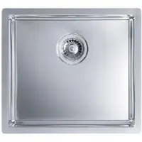 Alveus Quadrix - Spüle, 500x450 mm, Edelstahl 1102605
