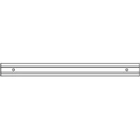 Hammerbacher Orga-Schiene 120cm ohne Halterung silber