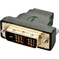 Lindy 41228, HDMI-A FM, DVI-D M, Schwarz