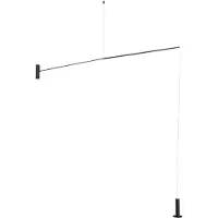 Nova Luce VOICE LED Stehlampe Schwarz 12W Warmweiss 192x12x20-250cm 9061429