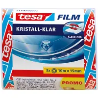 TESA 57790, 10 m, Transparent, Polypropylen (PP), Stark, 15 mm, 3 Stück(e)