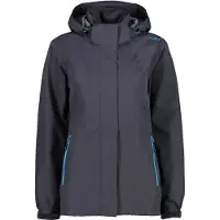 CMP Damen Regenjacke Woman Jacket Zip Hood with Ventilation
