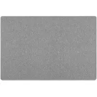 vidaXL Teppichläufer Hellgrau 100 x 150 cm 100% Polypropylen
