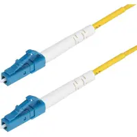 StarTech.com .com 1 Meter LWL Patchkabel LC LC (UPC) Singlemode OS2 Simplex, 9/125µm, 40G/100G, Biegeunempfindlich, Geringe Einfügedämpfung, LSZH Glasfaserkabel, 1 m, LC/UPC, OS2, LC, LC