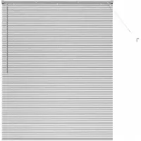 vidaXL Venezianische Jalousien Silber 175 x 150 cm Aluminium