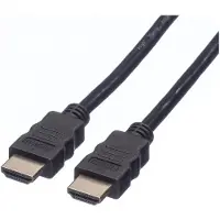Roline HDMI High Speed Kabel mit Ethernet, TPE, schwarz, 1,5 m