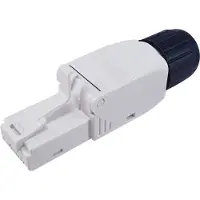 Equip Cat.6 Tool-free RJ45 Stecker, 5 Stück/Set, RJ-45, Schwarz, Weiß, Männlich, Gerade, Polycarbonat (PC), Cat6