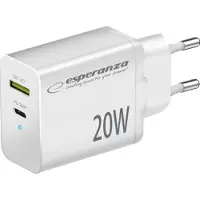 Esperanza EZC105W Netzladegerät 20W Weiß