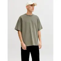 Jack & Jones T-Shirt "JJEBARRON TEE SS O-NECK NOOS" Baumwollmischung, loose fit