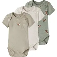 Name it Kurzarmbody "NBMBODY 3P SS FOX NOOS" Packung, 3 tlg.
