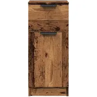 vidaXL Sideboards 2 Stk. Altholz-Optik 30x30x70 cm Holzwerkstoff
