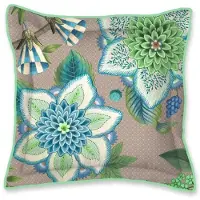 Pip studio Zierkissen Viva La Vida Square Blau (45 x 45 cm)