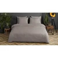 Muller Textil HIP Bettwäsche "Uni" - Off-White - (240x220 cm) - 100 % Baumwolle
