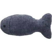 Dutch decor gefülltes Kissen Fisch 'Fish' 45 x 22 cm Indian Teal - Blau