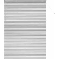 vidaXL Balkenjalousien Silber 220 x 160 cm Aluminium