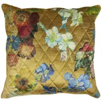 Beddinghouse Zierkissen Carré Fleuri Gold (50 x 50 cm)