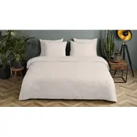 Muller Textil HIP Bettwäsche "Uni" - Braun - (240x220 cm) - 100 % Baumwolle