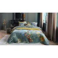 Beddinghouse Tagesdecke Partout des Fleurs Green-180 x 260 cm