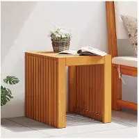 vidaXL Beistelltisch Öl-Natur 43 x 36 x 40 cm Massivholz Teak