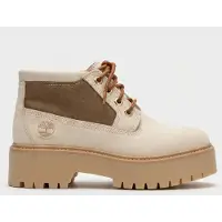 Timberland Mid Lace Up Waterproof Boot Light Beige Größe: 38.5 | Stiefel Outlet | Damen | Braun