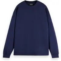 Scotch & Soda 3 Crosses Garment-dyed Sweatshirt Peacoat Größe: M | Pullover Outlet | Herren