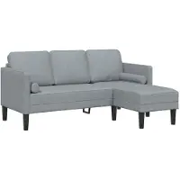 vidaXL Bridget L-shaped sofa