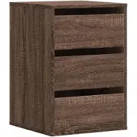 vidaXL Kommode Braun Eichen-Optik 40x41x58 cm Holzwerkstoff