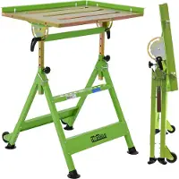 TRUTZHOLM mobiler Schweißtisch höhenverstellbar 77-92 cm klappbar Stahl 150 Kg stufenlo...