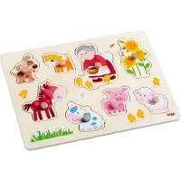 HABA Sales Gmbh & Co.KG Greifpuzzle Oma Lenis Tiere