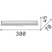 Ideal Lux Wandleuchte LED 3000K Kupfer IP20 DORICA 366333