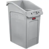 Rubbermaid 2026721, 87 l, Rechteckig, Harz, Grau, 381 mm, 558 mm