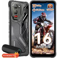 Blackview FORT 5 incl Aurabass 3, AI Outdoor Handy,36(12+24)+256GB, 6,78" HD,120 Hz,NFC,IP68 und IP69K,108 MP Hauptkamera, Android 16,5000 mAh