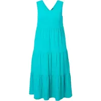 Ulla Popken Kleid in türkis | Gr.: 52 - Normalgröße