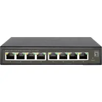 Level One Hilbert 8-Port Gigabit Smart Lite Switch, Managed, L2, Gigabit Ethernet (10/100/1000), Vollduplex