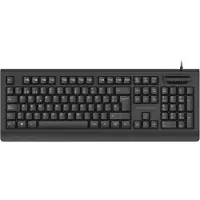 Conceptronic KAYNE01ES USB-Tastatur mit Smart ID-Kartenleser, Spanisches Layout, Volle Größe (100%), Kabelgebunden, USB, QWERTY, Schwarz